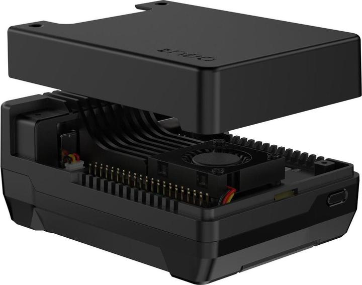 Argon40 NEO 5 M.2 NVME PCIE Case für Raspberry Pi 5, Aluminium-Kühlkörper, FPC-Kabel