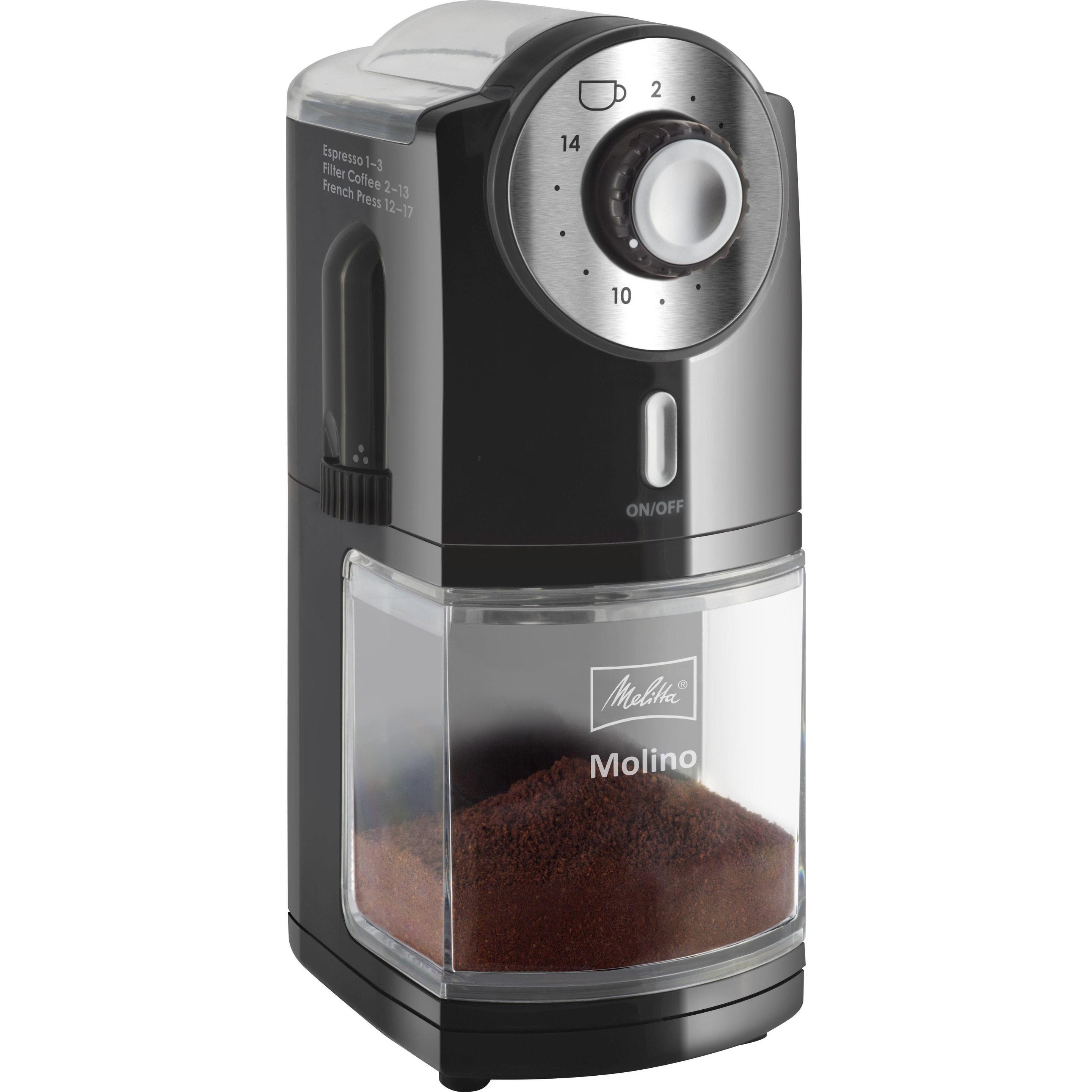 Melitta Molino, Kaffeemühle, Schwarz