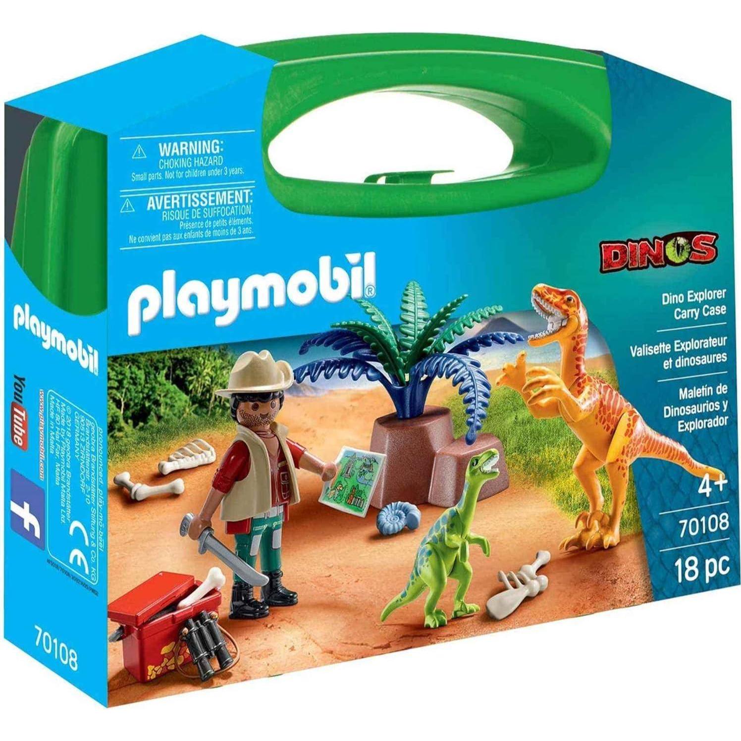 Thumbnail - Playmobil Grosser Forscherkoffer mit Dinosauriern (70108, Playmobil Dinos)