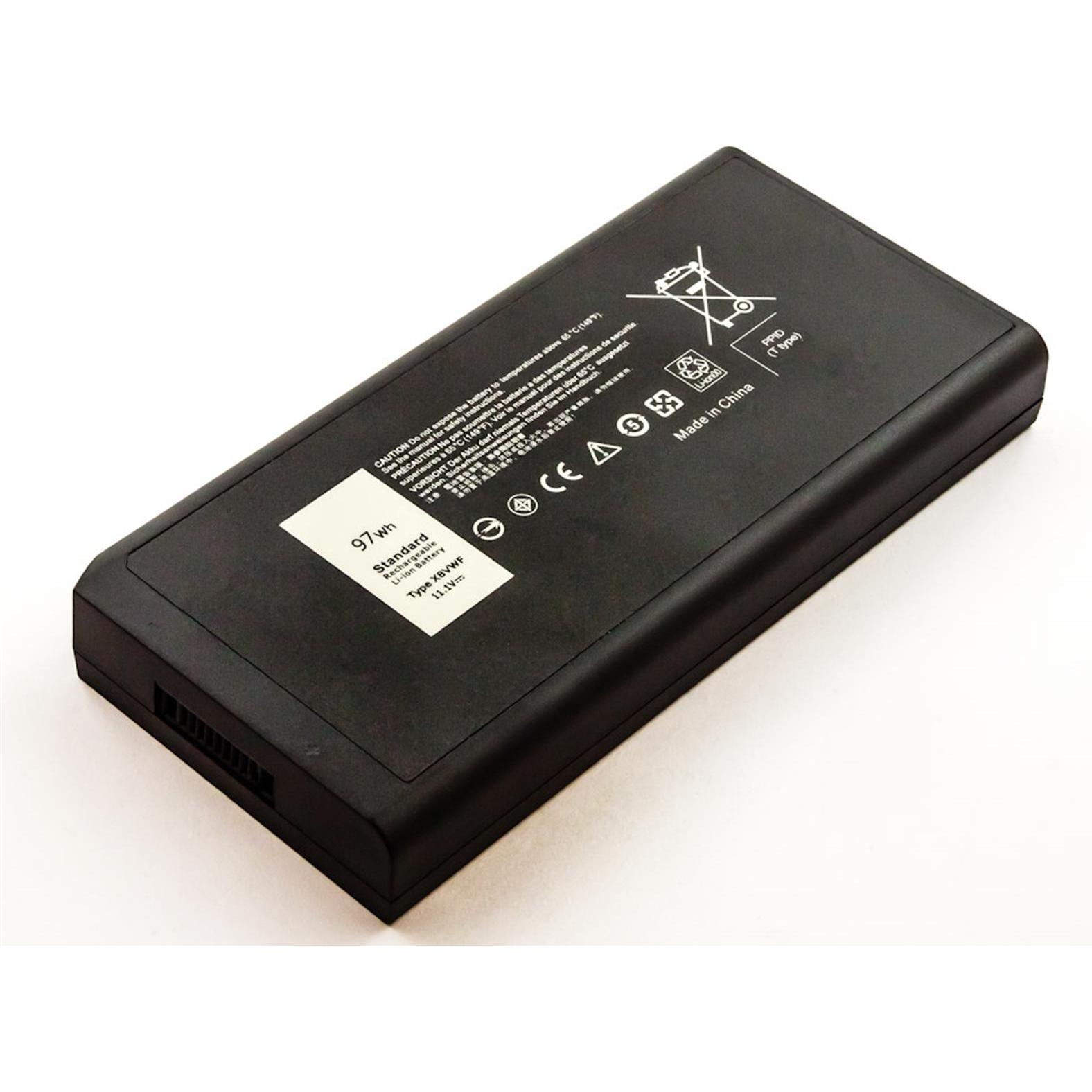 AGI Akku kompatibel mit Dell XN4KN (1 Zellen, 8740 mAh), Notebook Akku, Schwarz