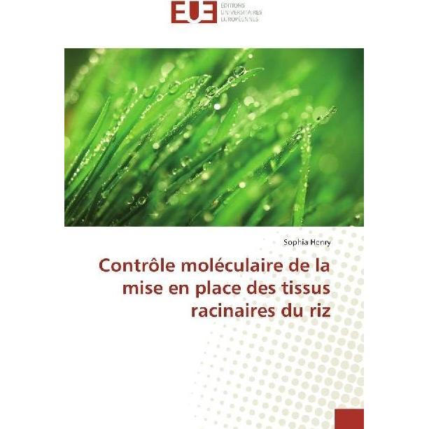 Contrôle moléculaire de la mise en place des tissus racinaires du riz, Fachbücher von Sophia Henry