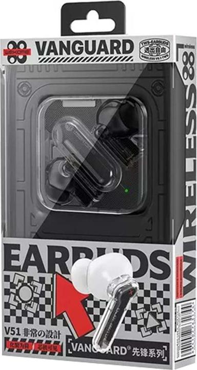 Image du produit Wekome Casque sans fil Bluetooth V5.1 TWS Blac (5 h, Sans fil)