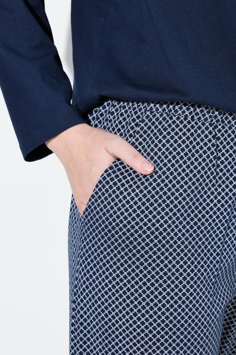 Produktbild Ulla Popken Pyjama, Muster, Rundhals, Langarm (68)