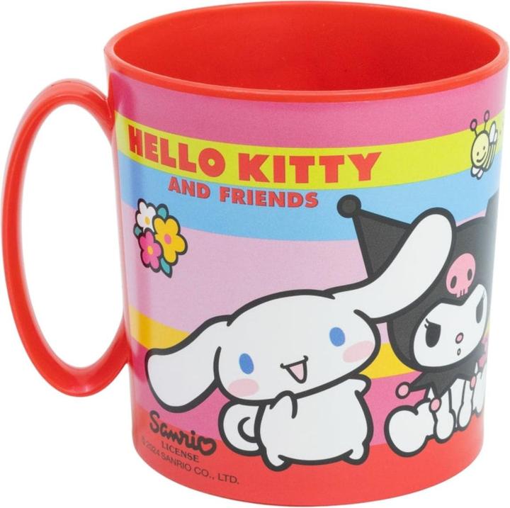 Produktbild Tinisu Hello Kitty Plastiktasse Becher 390ml Tasse für Kinder (390 ml)