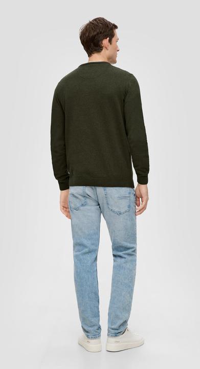 Produktbild S.Oliver Strickpullover Strickpullover mit Logo-Stickerei (S)