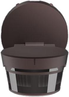 Braun RAL 8017