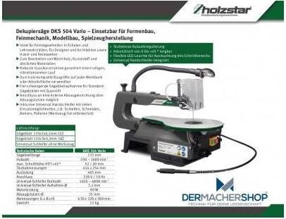 Actual product image Holzstar DKS 504 Vario