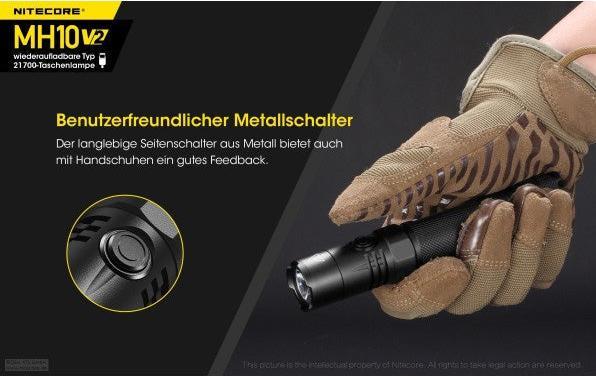 Productafbeelding Nitecore MH10 V2 (14.70 cm, 1200 lm)
