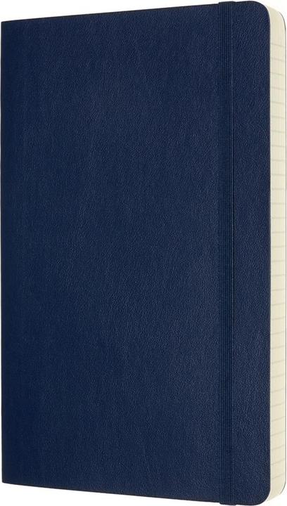 Actual product image Moleskine Notes Classic L (13x21 cm) lines, soft frame, piphire blue, 400 pages, blue (A5, Lined, Soft cover)