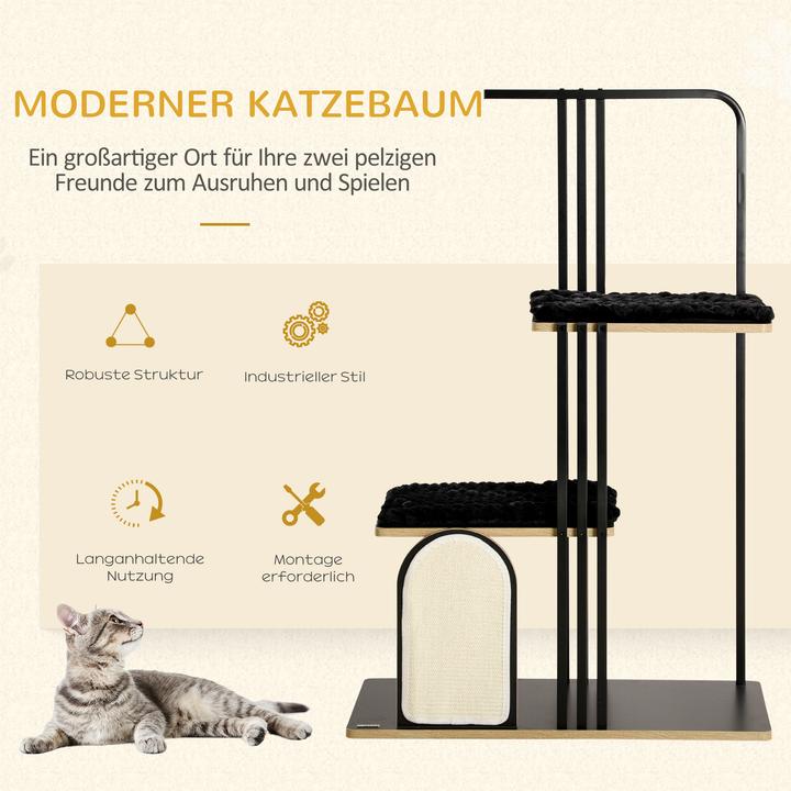 Actual product image Outsunny Scratching post (128 cm, Black)
