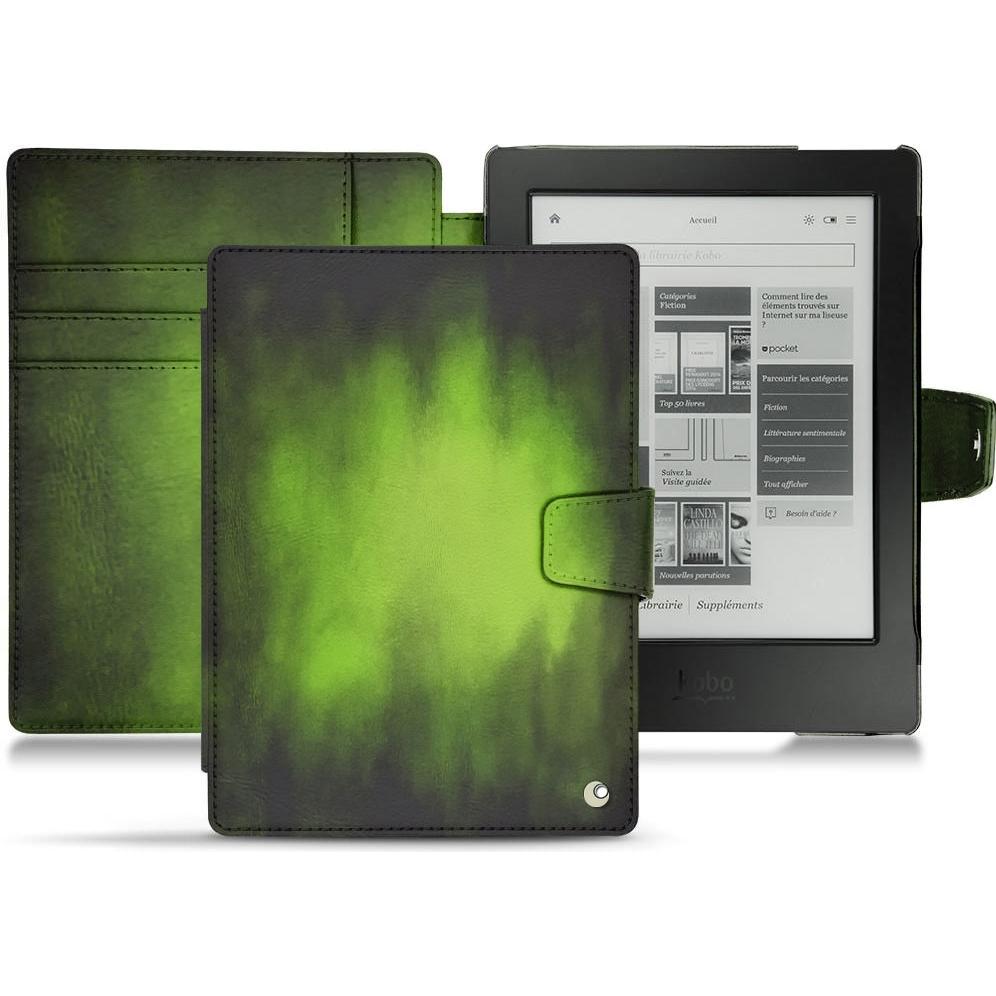 Noreve Lederschutzhülle Wallet (Aura H2O), Tablet Hülle, Grün