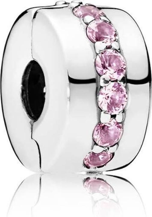 Pandora Pink Shining Path Charms/Beads (Silber)