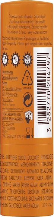 Immagine prodotto Avène Stick solare labbra SPF50+ (Cura matita, 3 ml)