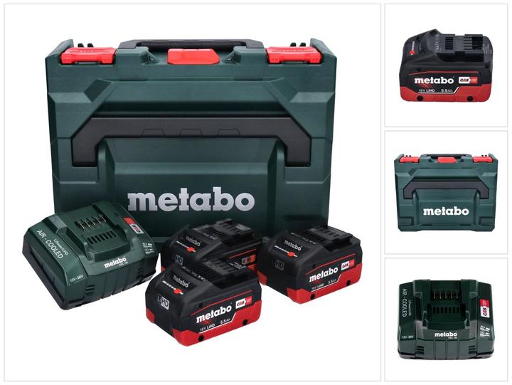 Produktbild Metabo Basic Set 3x 5.5Ah LiHD (18 V)