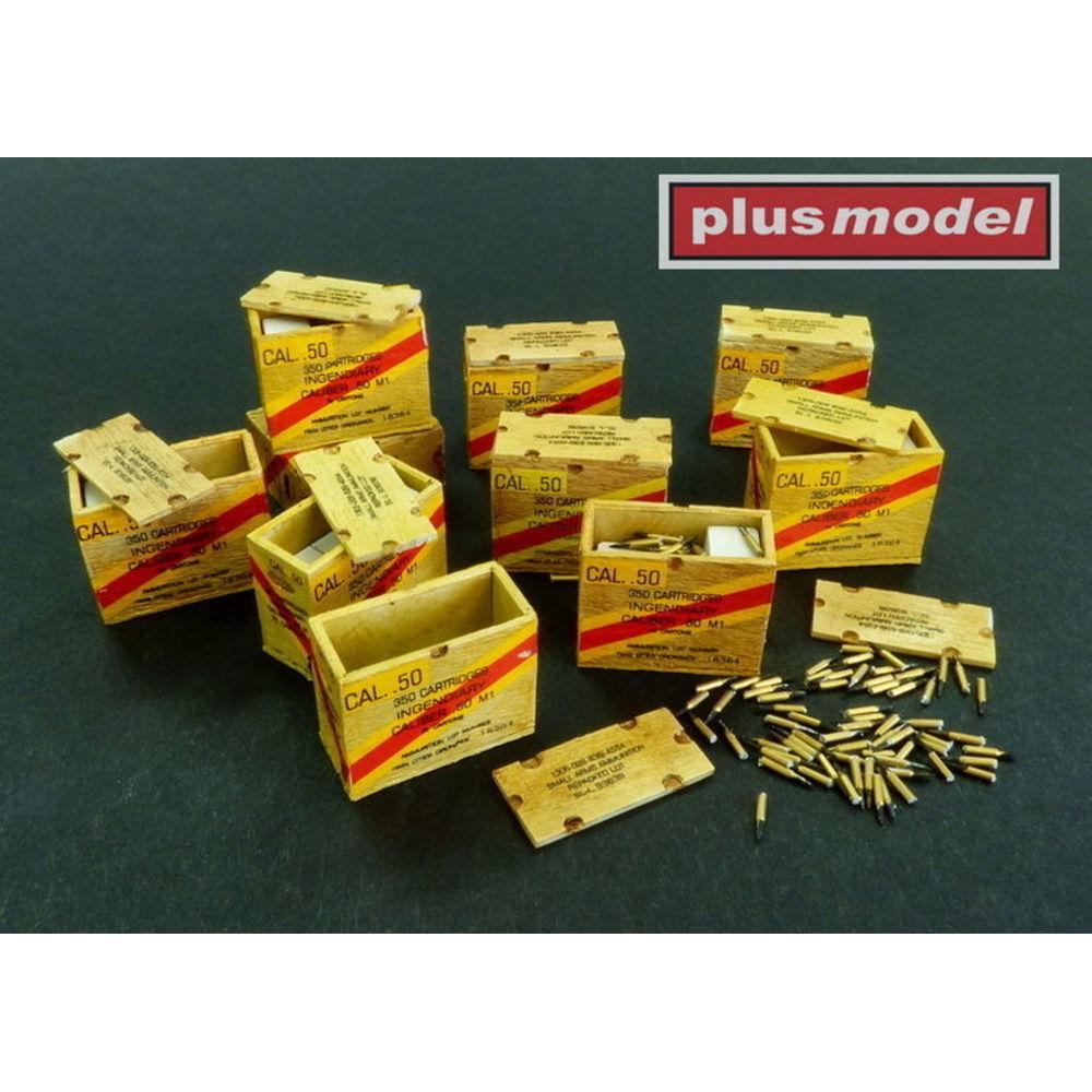 Plus Model US ammunition boxes with cartons of charges 26. Division "Volksgrenadier" - 101. Division "