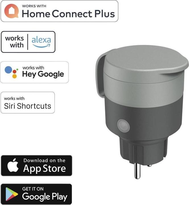 Produktbild Hama 00176624 Wi-Fi Steckdose Aussenbereich 2300 W