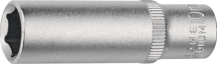 Tecwerk Tiefbett-Steckschlüsseleinsatz 1/4 ″ 6-kant, lang Schlüsselweite 10 mm Länge 50 mm