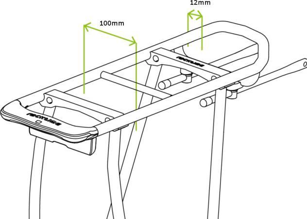 Produktbild Racktime Federklappe Clamp-it 100 mm, Ø 10 mm