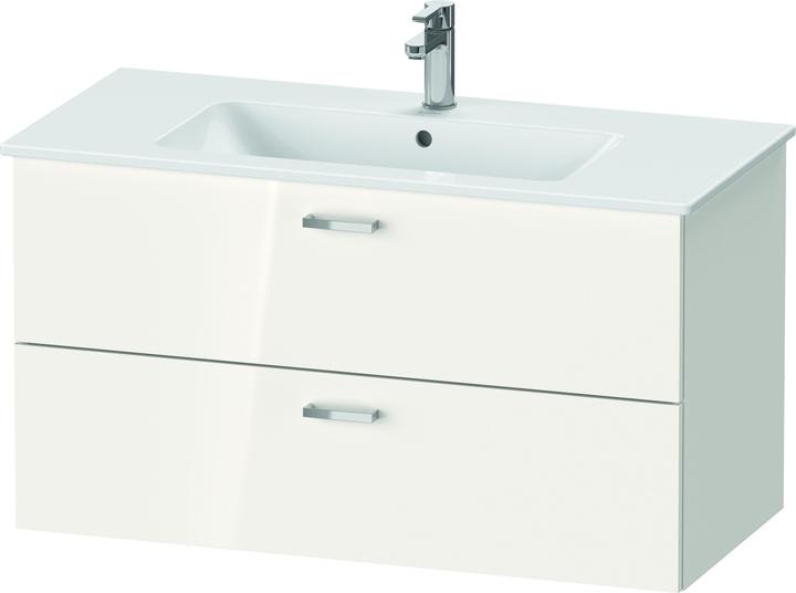 Produktbild Duravit Badmöbel-Set XBASE 1030mm, mit Spiegel GOOD weiss hochglanz