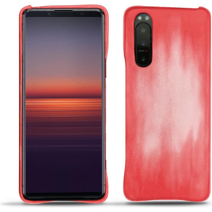 Noreve Lederschutzhülle (Sony Xperia 5 II), Smartphone Hülle, Rosa
