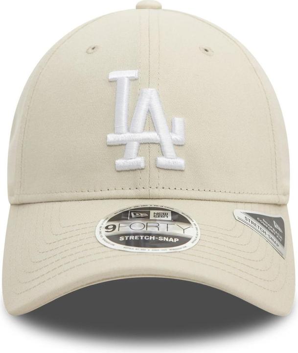 Actual product image New Era 9Forty Stretch-Snap Cap - Los Angeles Dodgers beige (One size)