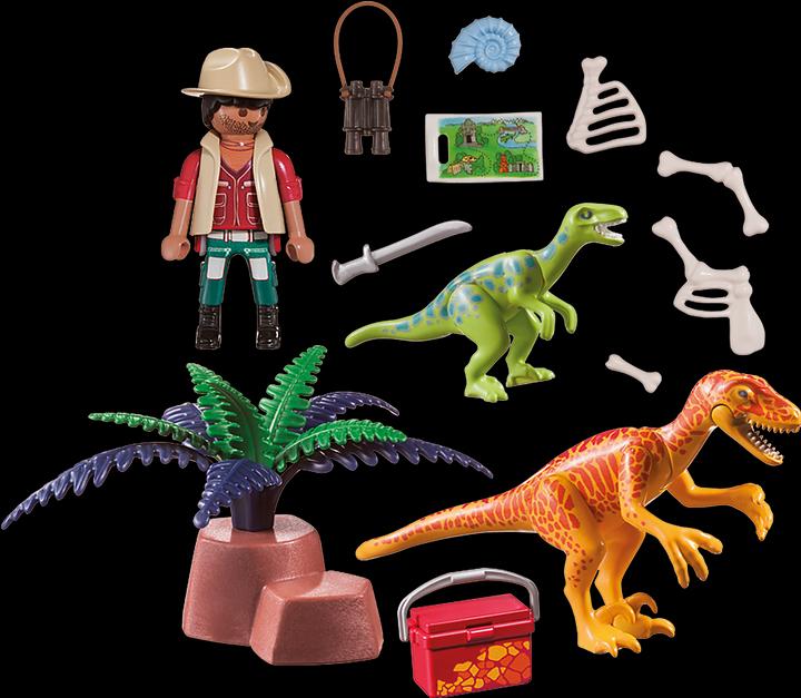Produktbild Playmobil Grosser Forscherkoffer mit Dinosauriern (70108, Playmobil Dinos)