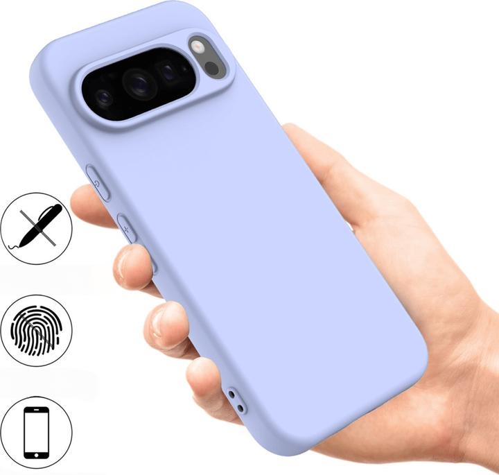 Actual product image Cover-Discount Google Pixel 10 / 10 Pro - Silikon Gummi Hülle mit Riemen (Google Pixel 10 Pro, Google Pixel 10)