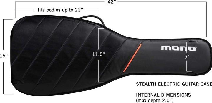 Image du produit mono Stealth Electric Guitar Case Black (Guitare électrique)