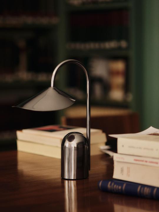 Image du produit Ferm Living Arum Portable Lamp - Stainless Steel