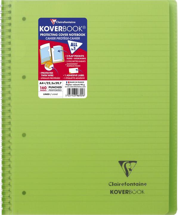 Actual product image Clairefontaine Koverbook (A4+, Lined, Hardcover)