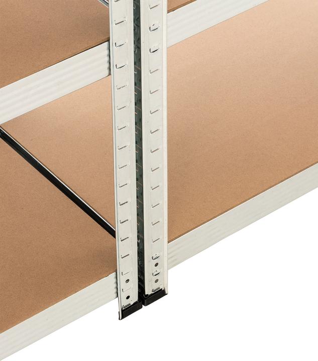 Actual product image CLP Set of 2 boltless shelves G 90x40x180 cm, silver