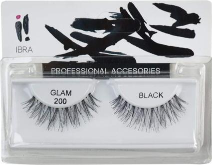 Actual product image Ibra Pair Of False Eyelashes On The Belt Glam 200ack (Artificial eyelashes)
