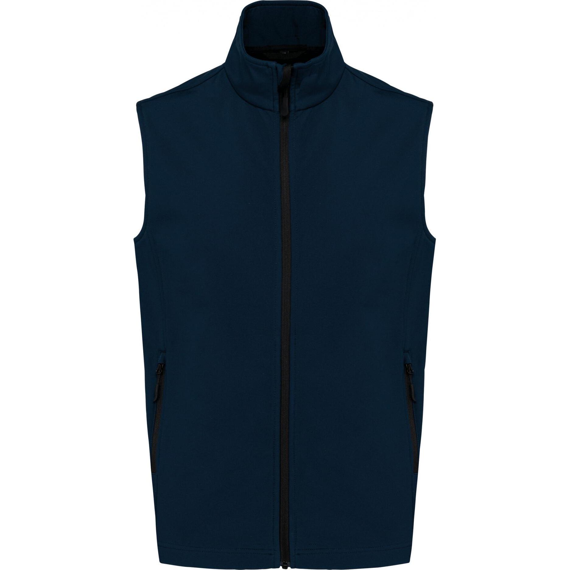 Kariban, Herren, Jacke, Ökologisch verantwortungsvolle ärmellose 2-Lagen-Jacke (XXL), Blau, XXL