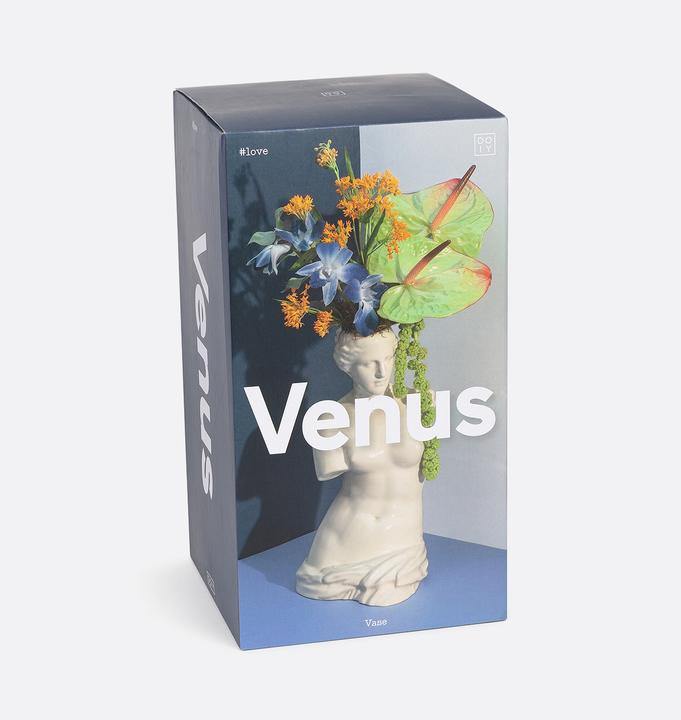 Produktbild Doiy Venus Weiss - Vase (1 x, 17 x 17 x 32 cm)