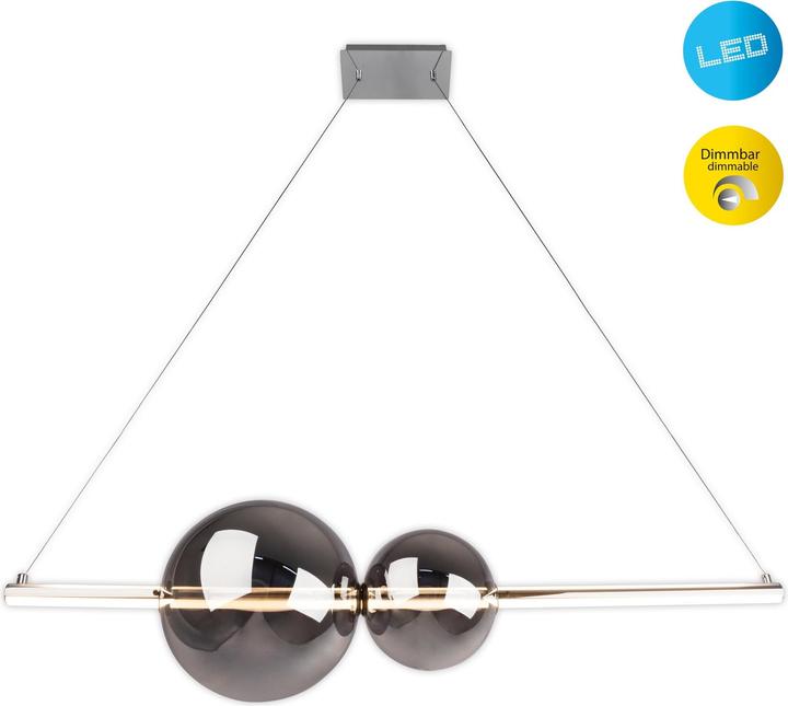 Produktbild Näve LED Pendelleuchte chrom NOVA (4000 lm)