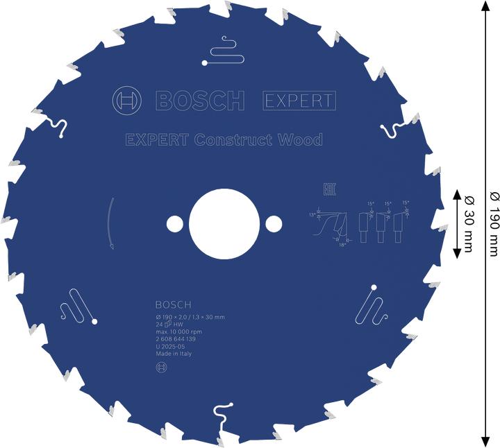 Actual product image Bosch Professional Zubehör Expert for Construct Wood