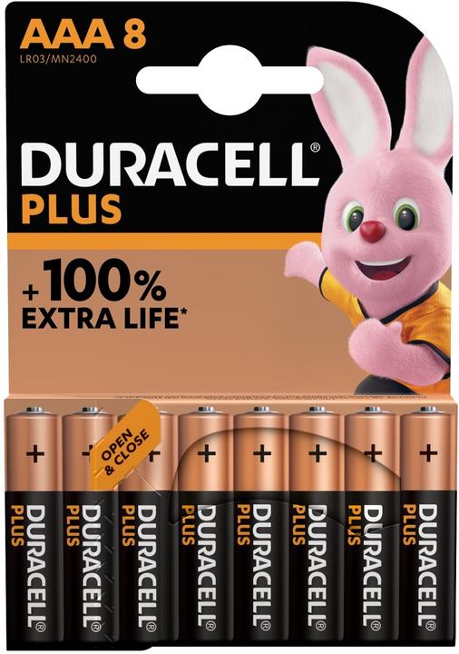 Duracell Plus (8 pcs, AAA)