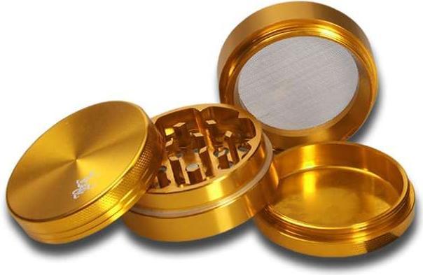 Produktbild Black Leaf Aluminium-Grinder 4-tlg. mit Magnet