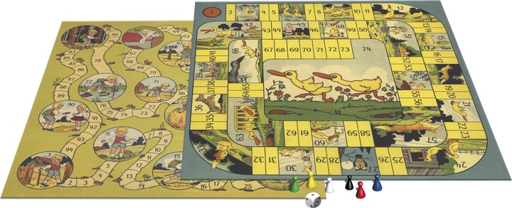 Produktbild Selecta Spielzeug Brettspiel Spiele aus der Vergangenheit - Matt the Traveler/Goose Game