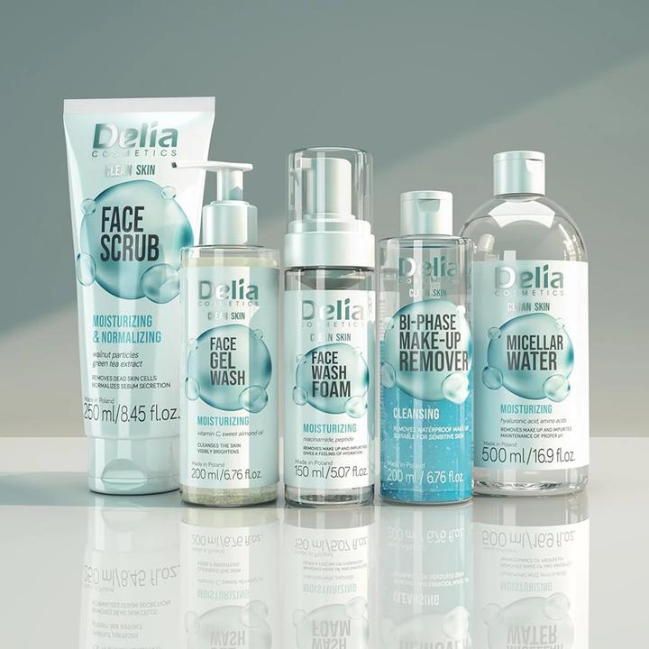 Actual product image Delia Cosmetics Clean Skin - Hydrating Facial Gommage (Facial cleansing wipes)