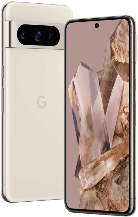 Actual product image Google Pixel 8 Pro (256 GB, Porcelain, 6.70", SIM + eSIM, 50 Mpx, 5G)