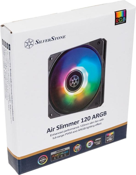 Produktbild Silverstone SST-AS120B-ARGB, RGB Lüfter (120 mm, 1 x)