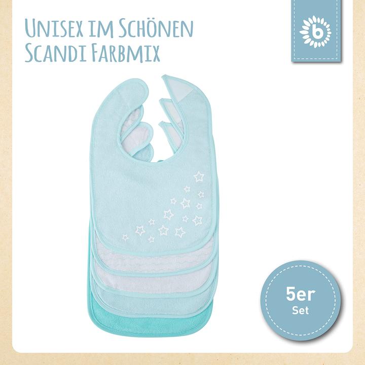 Image du produit Bieco Lot de 5 bavoirs