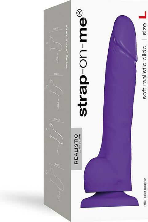 Image du produit Strap-on-me Soft Realistic Purple Size L