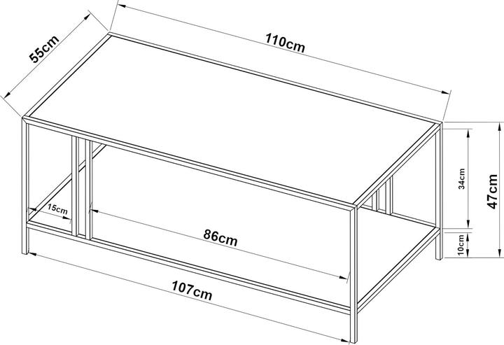 Produktbild En.Casa Kumlinge (47 x 110 x 55 cm)