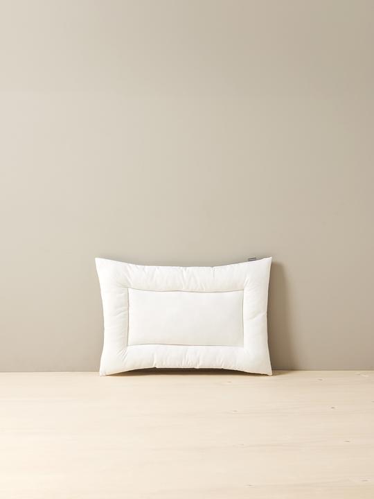 Vertbaudet Flaches Kinder Kopfkissen mit Mikrofaser, kochfest & pflegeleicht