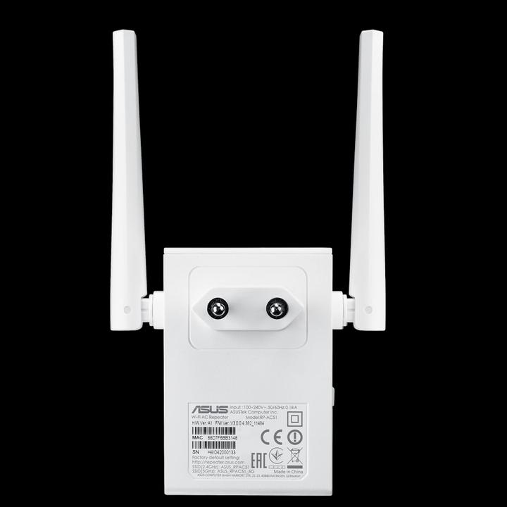 Image du produit ASUS RP-AC51 AC750 REPETEUR (433 Mbit/s, 300 Mbit/s)