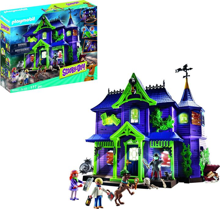 Immagine prodotto Playmobil SCOOBY-DOOO! Avventura in una casa infestata (70361, Playmobil Scooby-Doo)