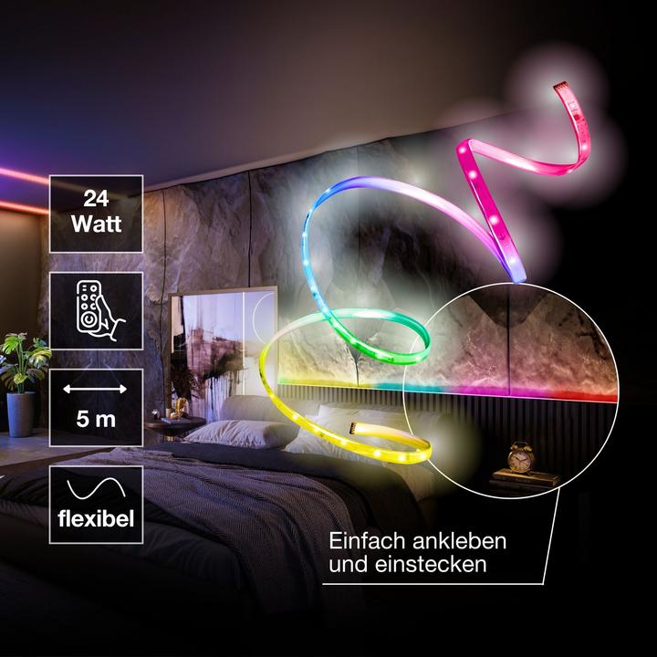 Actual product image Osram Smart+ Wifi Flex Magic RGB 5M Remote Control (Blue, Green, Red, 500 cm, Indoor)