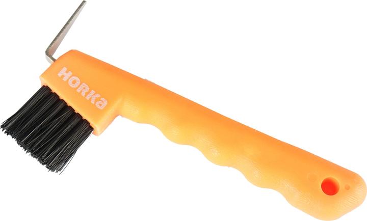 Horka Horse hoof pick with brush